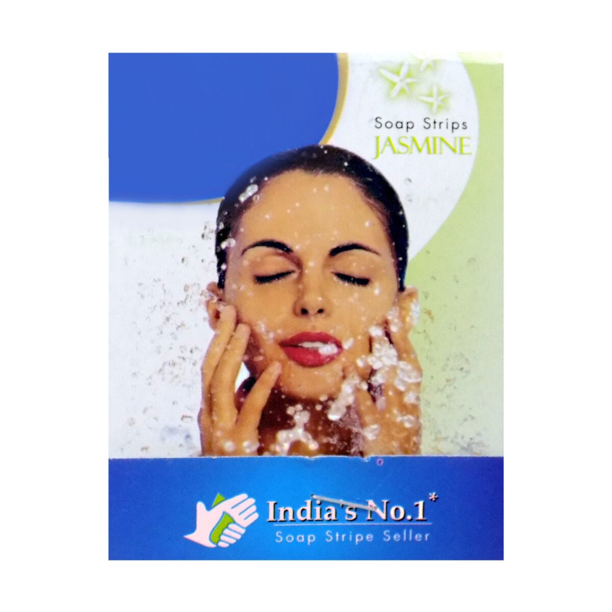 Fresh Paper Soap Strips Traveling Hand Wash with Jasmine Fragrance (100pc) - Image 1