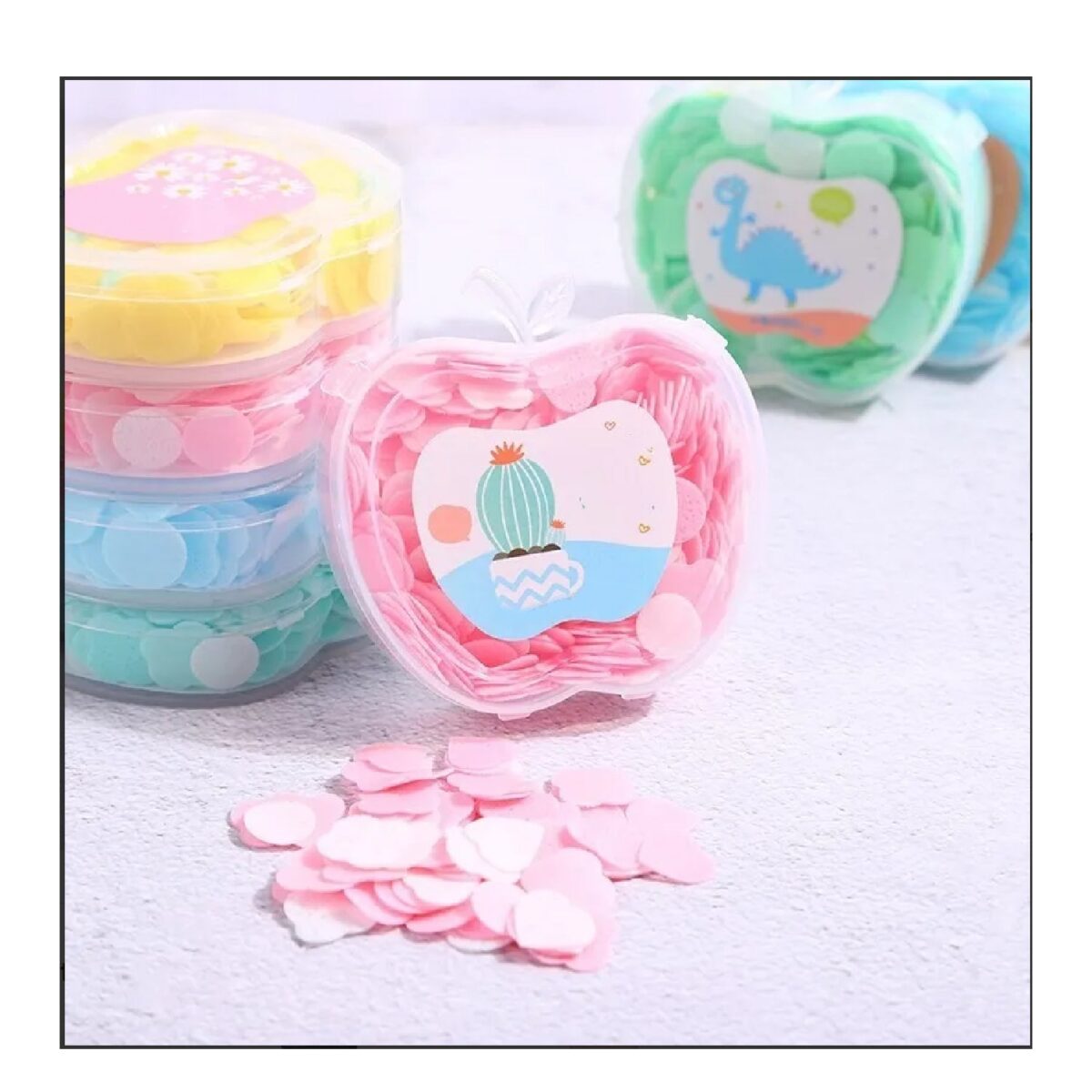 Apple Design Soft Paper Soap - Image 2