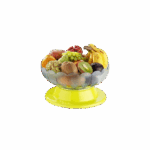 Absolute Plastic Round Revolving Fruit and Vegetable Bowl - Image 3