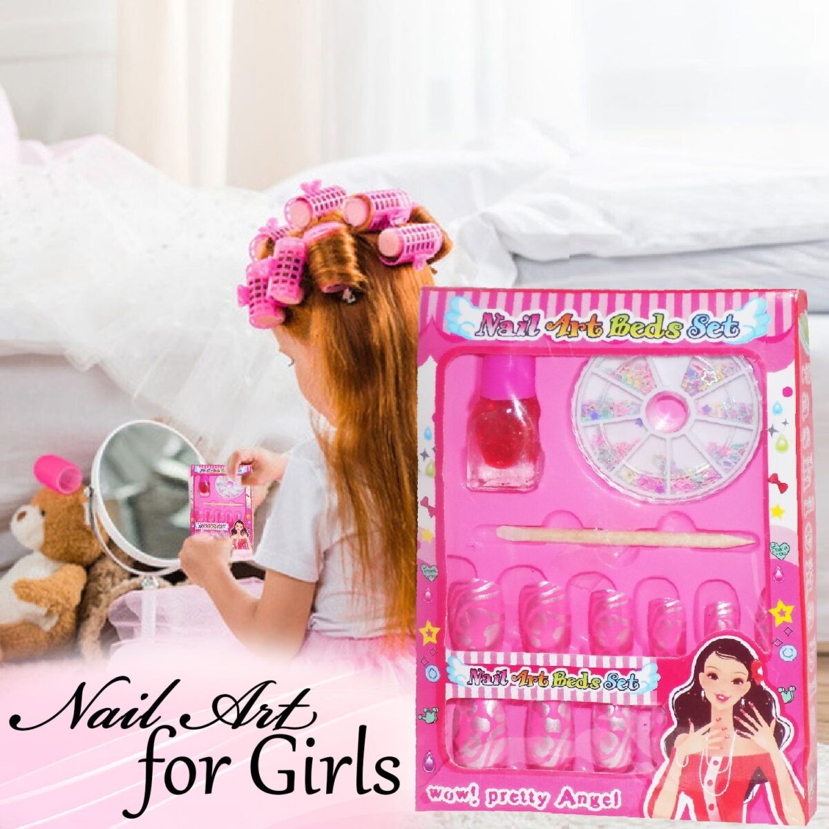 Nail Art Studio Manicure Set for Girls (Pack of 15) - Image 4