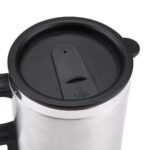 12V Car Charging Electric Kettle Mug (Silver) - Image 6