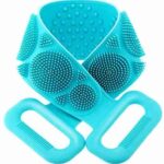 Silicone Body Back Scrubber Double Side Bathing Brush for Skin Deep Cleaning - Image 10