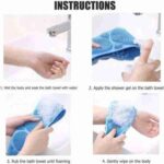 Silicone Body Back Scrubber Double Side Bathing Brush for Skin Deep Cleaning - Image 7