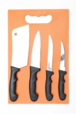 Chopping Board with Knife Set (Pack of 5) - Image 5