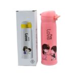 Pure Love outdoor sport water bottle 500ml leak proof BPA-free for travel cold and hot water glass water bottle with daily water intake for gym and children, Fridge, for Home, Office, School (MOQ :- 80 Pc) - Image 6