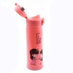 Pure Love outdoor sport water bottle 500ml leak proof BPA-free for travel cold and hot water glass water bottle with daily water intake for gym and children, Fridge, for Home, Office, School (MOQ :- 80 Pc) - Image 5