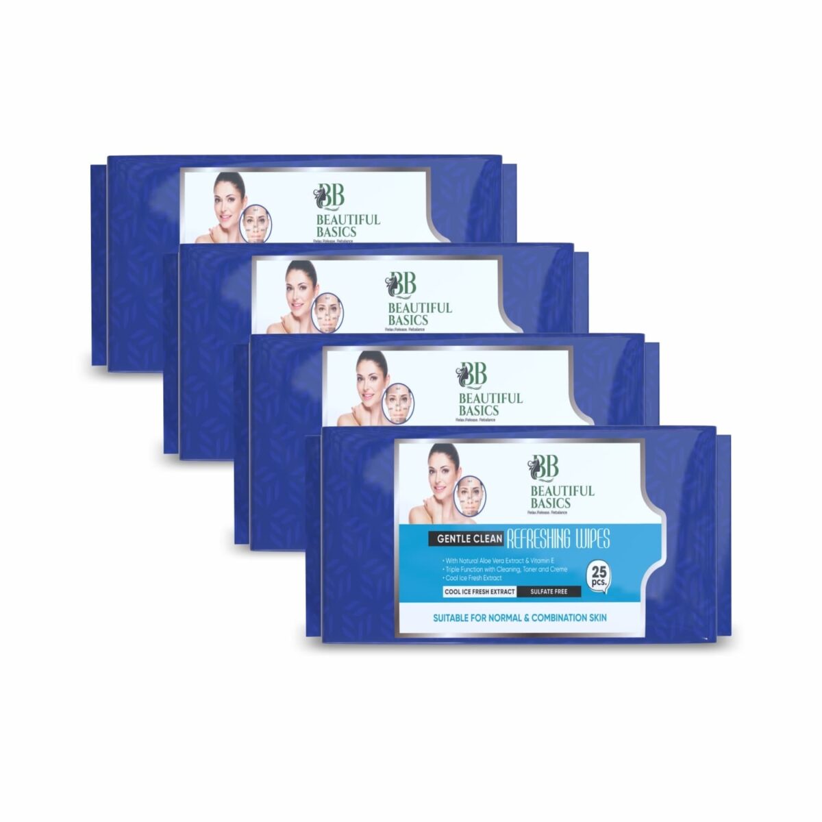 Refreshing Wet Wipes for Face | Facial Cleansing | Refreshing & Skin Hydration| Soothing for skin | pH Balance & Alcohol Free | Nourishing with Fruit extract | 25 Wipes - Image 5
