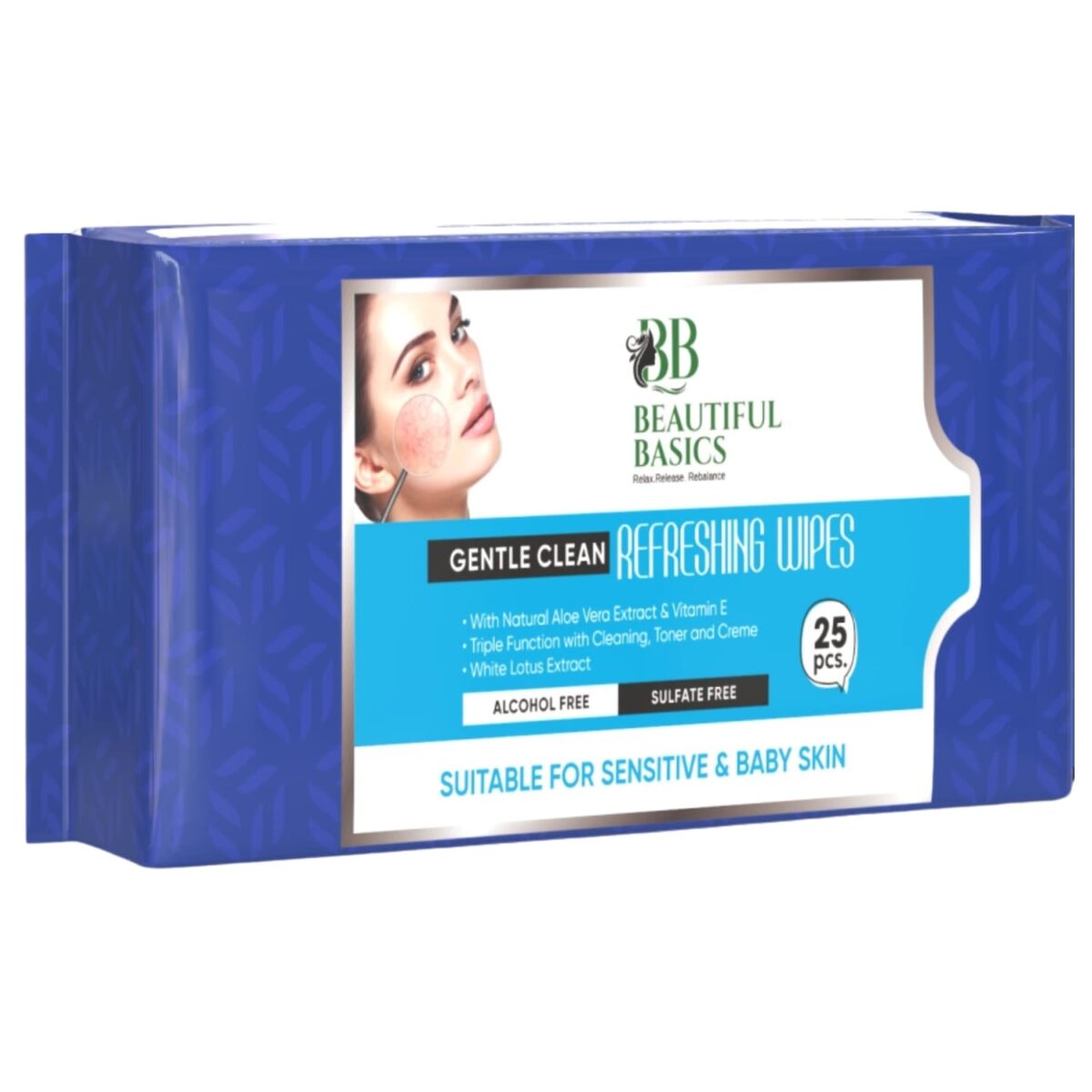 Refreshing Wet Wipes for Face | Facial Cleansing | Refreshing & Skin Hydration| Soothing for skin | pH Balance & Alcohol Free | Nourishing with Fruit extract | 25 Wipes - Image 11