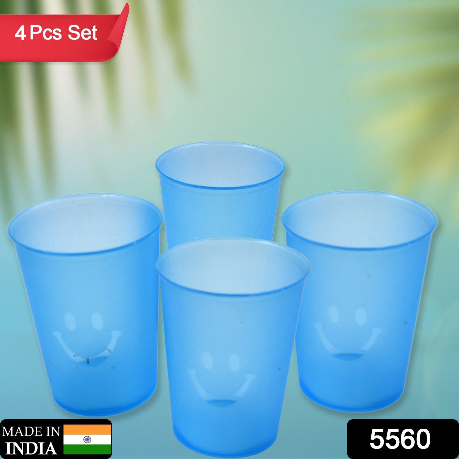 WhatsAppImage2025-03-04at14.28.05.jpg Reusable Plastic Drinking Tumblers - 4-Piece Transparent Water Cup Set for Kitchen & Dining - Image 1