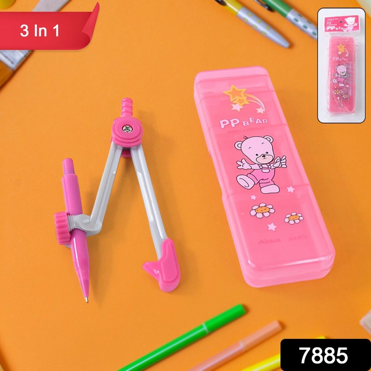 Geometry Compass Set for Kids (3 IN 1 / 1 Set) - Image 2