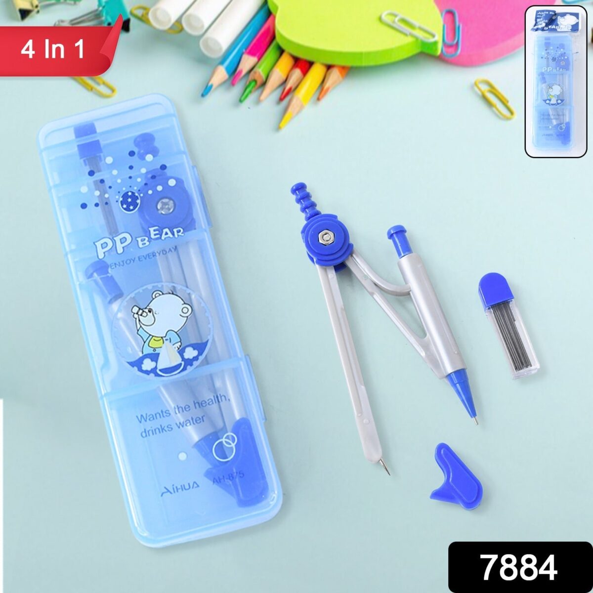 Geometry Compass Set (4 IN 1) - Image 2
