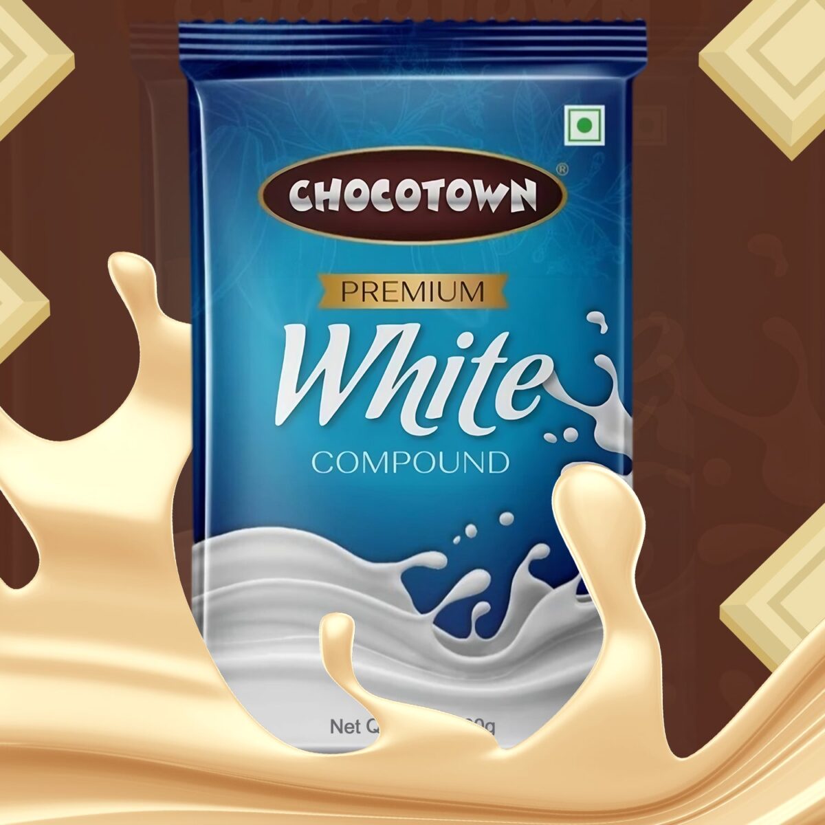 Chocotown Premium White Choco Compound Slab, 500gm - Image 6