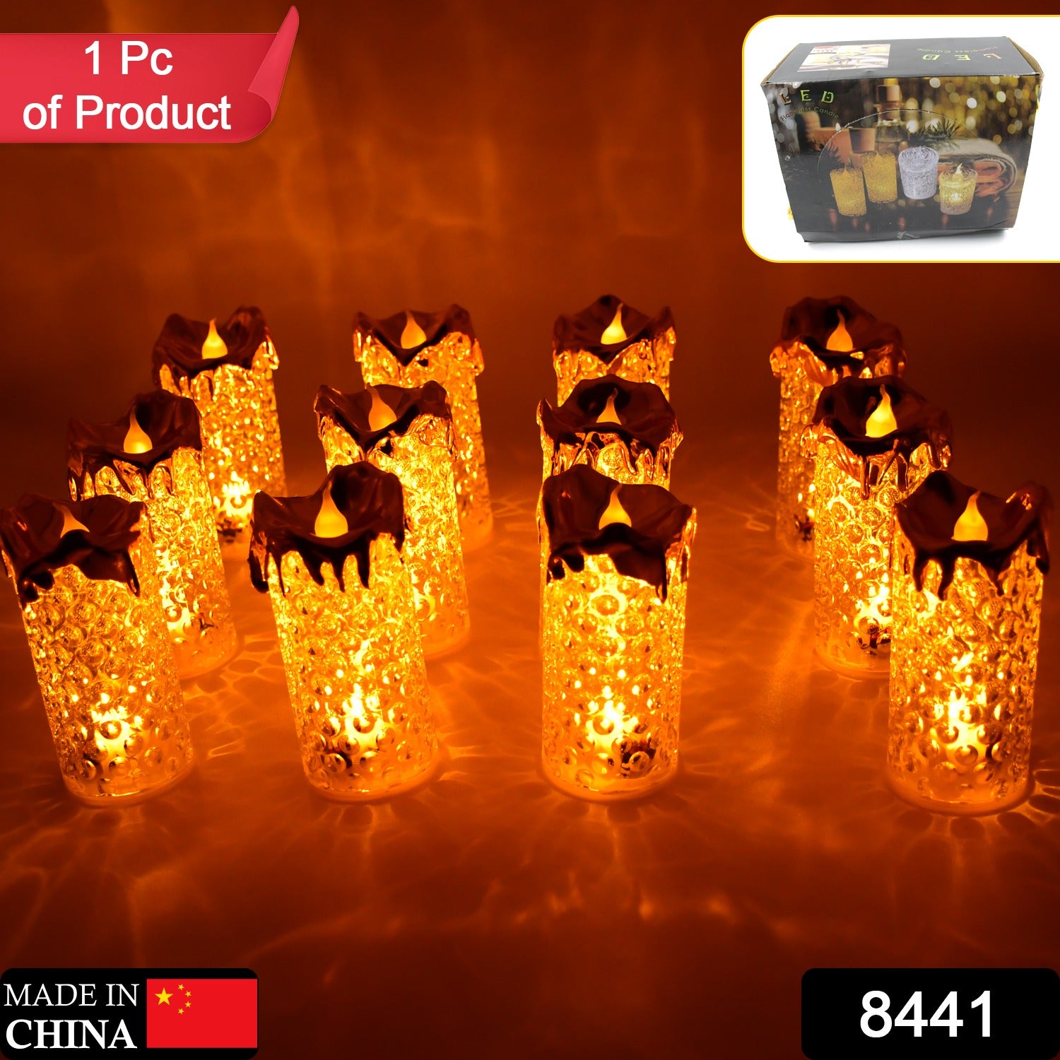 a21e7fd3-1cc9-49e0-b9a0-44b0049830ae_8f21313f-9fb5-4e10-bb47-faf170b54150.jpg Gold LED Flameless Candles for Decor & Gifting (12 Pc MOQ) - Image 1