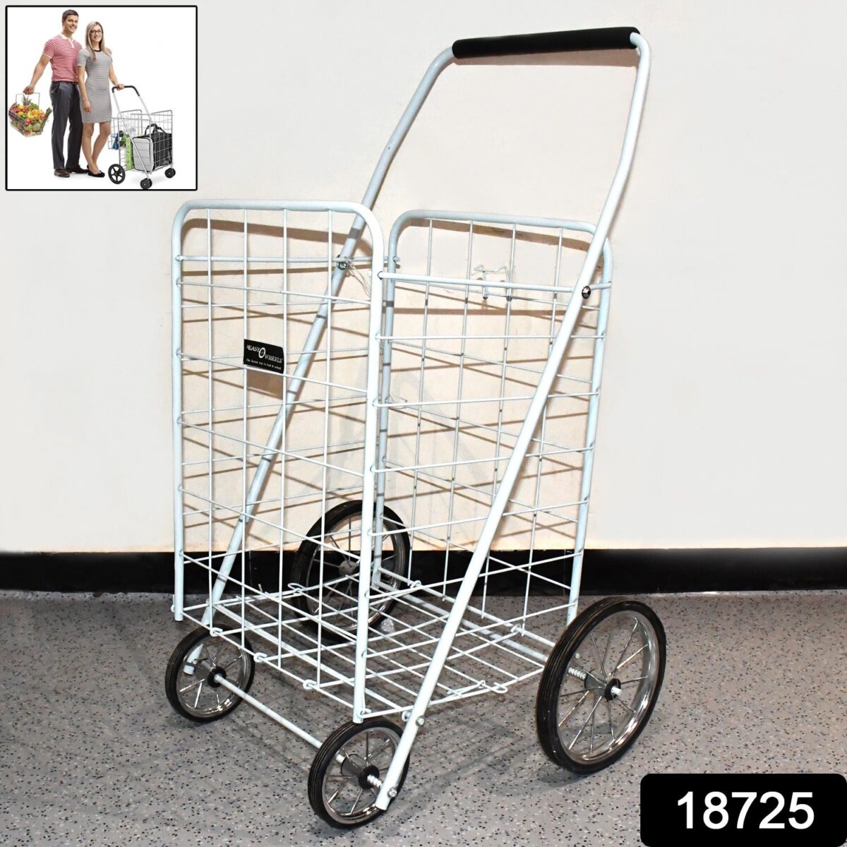 Foldable Shopping Trolley with Wheels ( MOQ :- 2 Pc) - Image 1