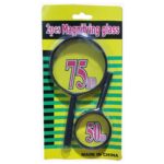 Magnifying Glass Lens – Dual-Sided Glass Magnifier for Reading & Eye Protection (75mm & 50mm, 2 Pc Set) - Image 3