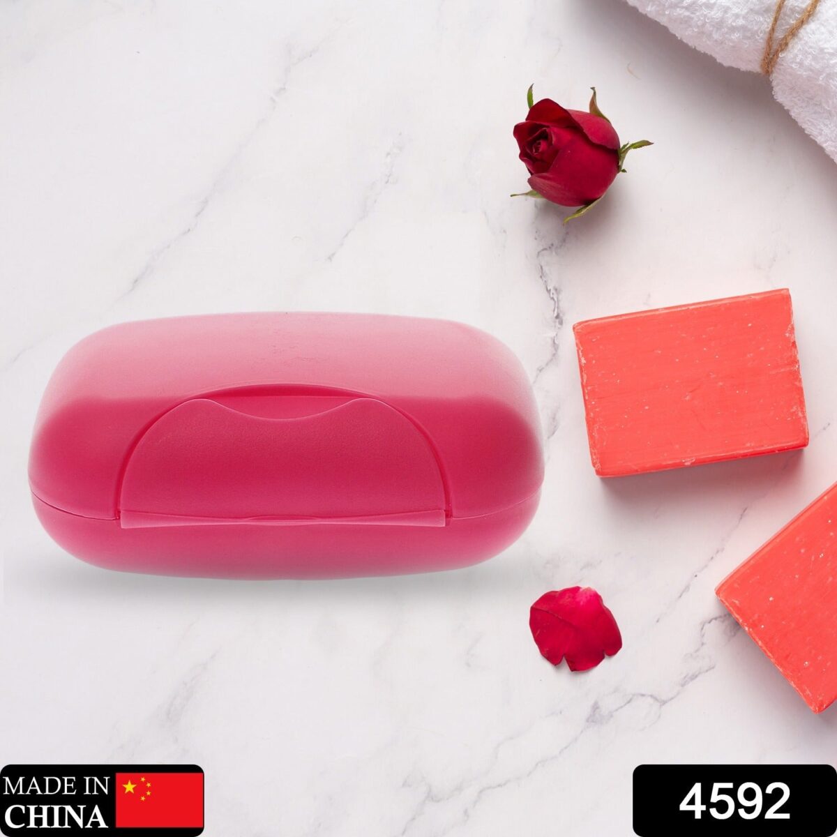 Travel Soap Box with Cover Ã¢â‚¬â€œ Waterproof, Leakproof (1 Pc) - Image 2