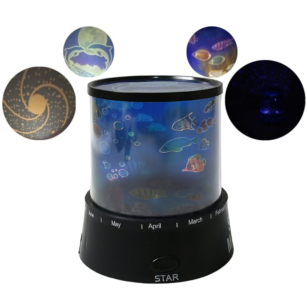LED Projector Night Light Ã¢â‚¬â€œ 3 Battery Lamps, Rotating with Music, Perfect for Kids & Home Decor (1 Pc, Battery Not Included) - Image 5