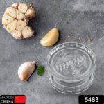 Multi-use Transparent Garlic Press Cutter Mincer Grinder Crusher, Manual Plastic Garlic Press Peeler Crusher Masher Twist Kitchen Useful Tool Garlic Room Kitchen Tool - Image 2