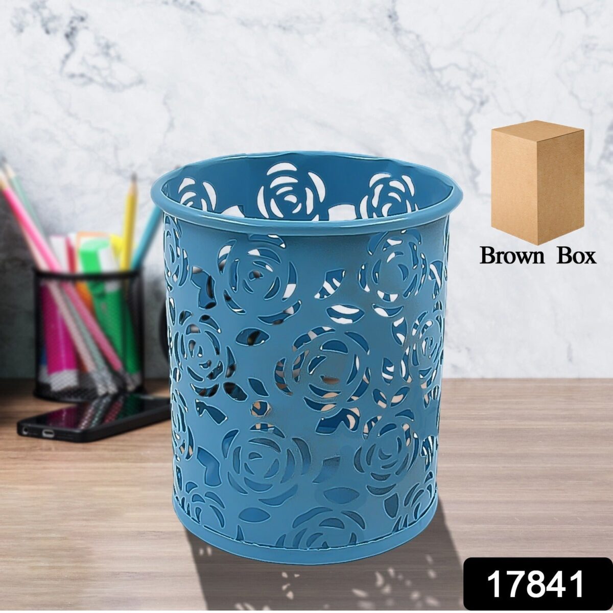 Pen holder Office Desk Metal Mesh Pen Stand (1 Pc) - Image 3