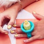 Nail Polish Holder Ring with Nail Polish Holder Stand, Fingernail Painting Tools, Manicure and Pedicure Accessories - Image 3