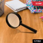 Real Glass Magnifying Lens for Reading, Breakage-Proof (50 mm) - Image 2