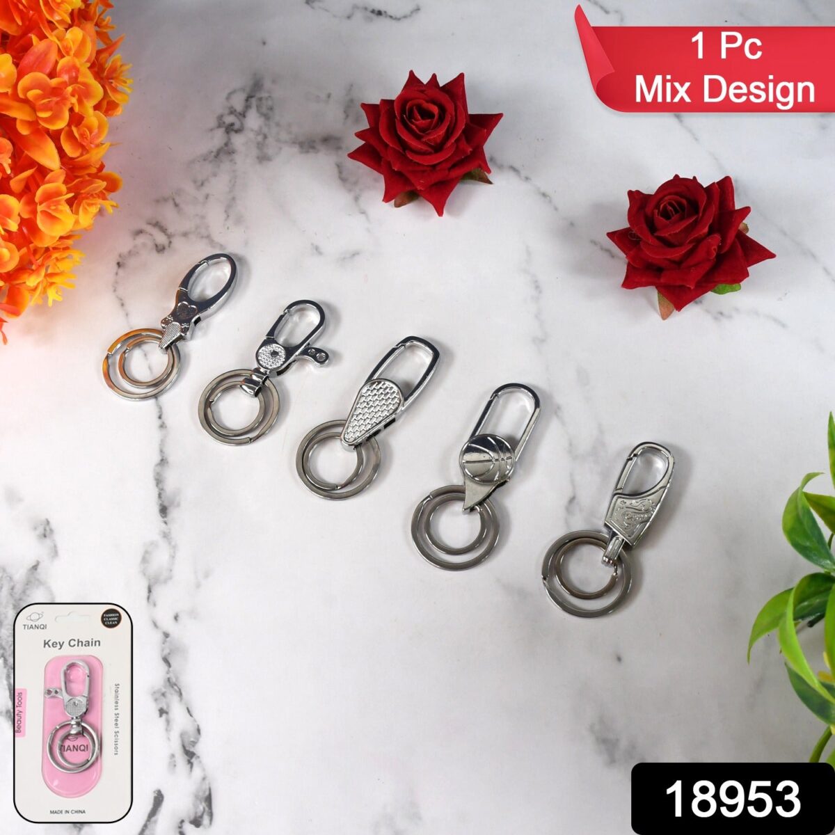 Heavy Duty Key Holder, Keychain, Key chain (1 Pc / Mix Design) - Image 2