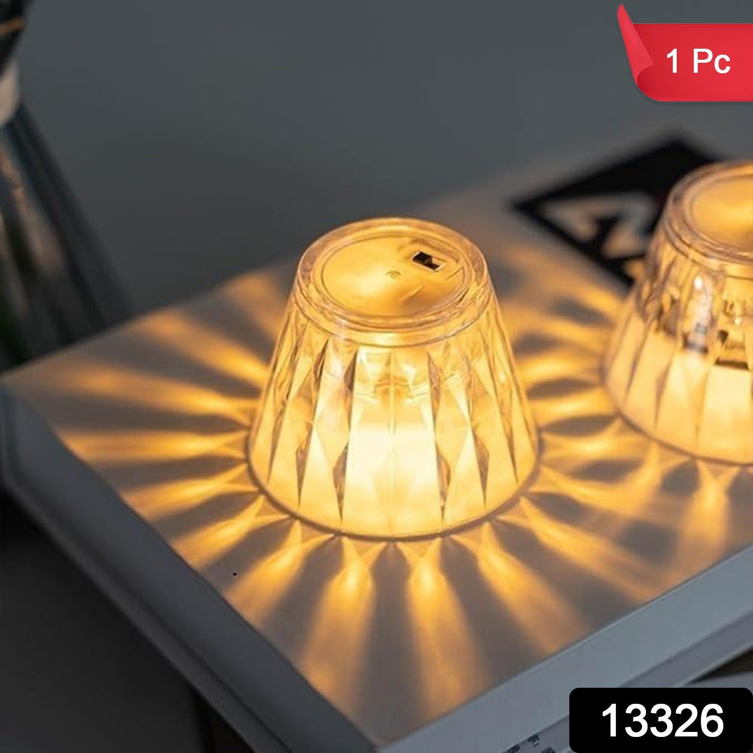 c4b73b94-6dcd-4ef4-a1c8-248b65394a81.jpg Cup Shape Crystal Table Lamp (1 Pc) - Image 2