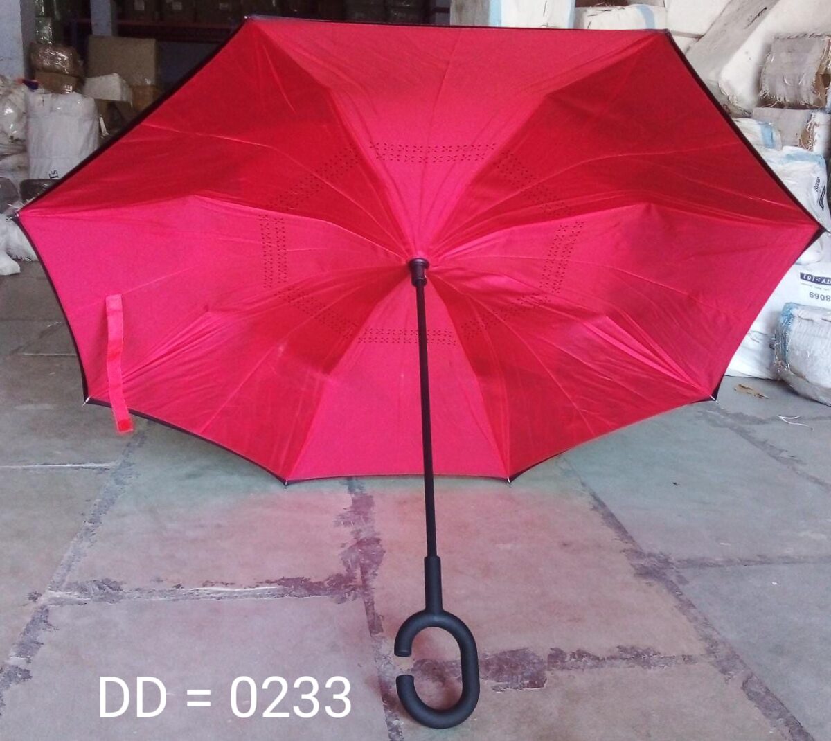 Printed Travel Windproof Umbrella (Reverse Umbrella) - Image 9