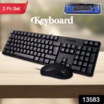 Wired USB Keyboard 107 Keys & Mouse Set (2 Pc Set) - Image 2