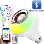 Wireless Bluetooth Sensor 12W Music Multicolor LED Bulb with Remote Controller - Image 5