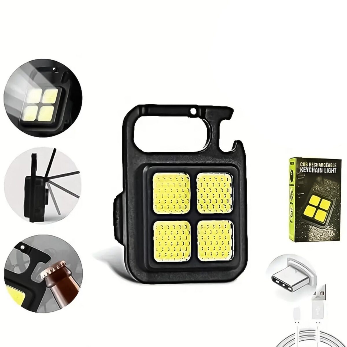 4 Led Mini Keychain Light (1 Pc) - Image 1