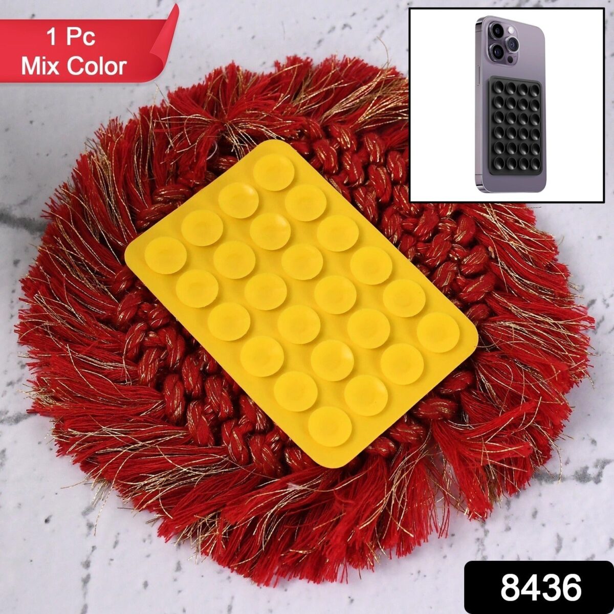 Suction Phone Case / Holder Mount (1 Pc / Mix Color) - Image 3
