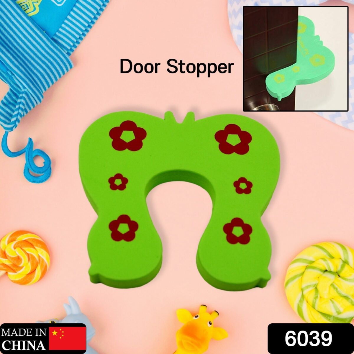 Kids Safety and Protection Finger Pich Door Guard, Baby Safety Cute Animal Security Door Stopper (1pc) - Image 2