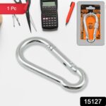 Snap Hook With Screw-Stainless Steel Snap Hook Clip Heavy Duty, Carabiner Clip (10Ã—100 MM / 1 Pc) - Image 2