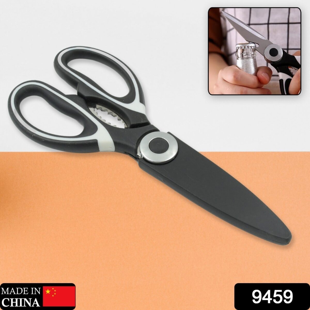3-in-1 Multi-Function Kitchen Tool for Veggies, Fruit, Cheese & Meat with Bottle Opener - Image 1