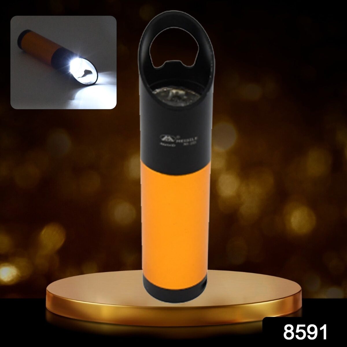 PortableÃ‚Â Mini Torch / Flashlight 9 LED Powerful High Lumens Pen Light, Easy To Carry, Portable Pocket Compact Torch for Emergency 3 Battery operated (Battery not included / 1 pc) - Image 2