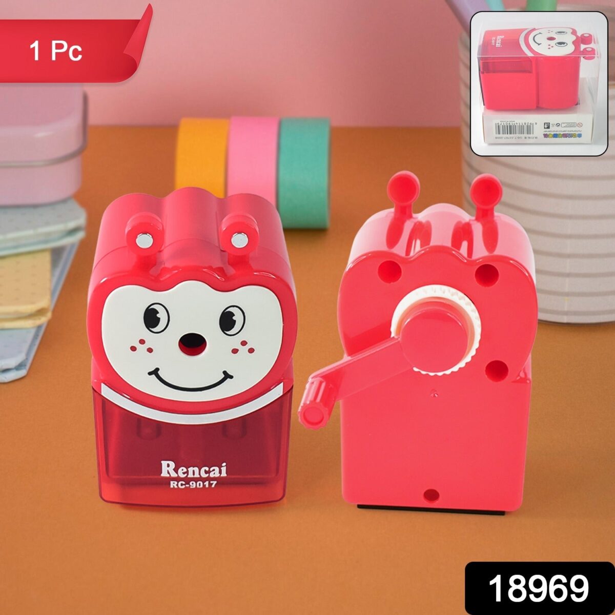 Cartoon Shaped Sharpener for Kids Ã¢â‚¬â€œ Animal Shaped Pencil Sharpener (1 Pc) - Image 2