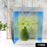 Plastic Transparent Bag With Handle (1 Pc / 34 x 26 Cm) - Image 2