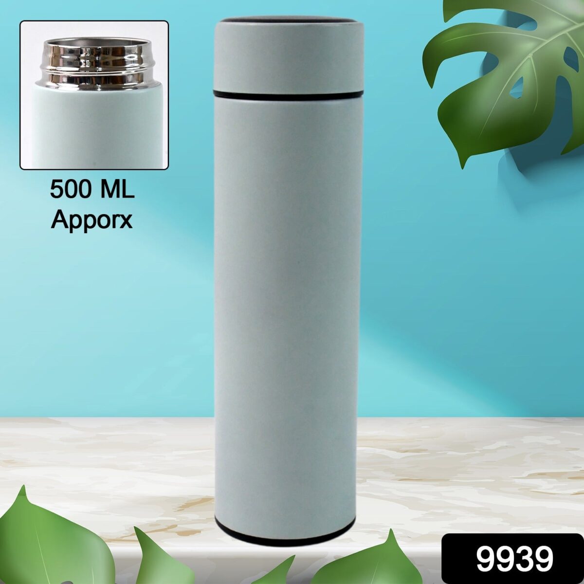 Stainless Steel Water Bottle (500 ML Approx) - Image 2