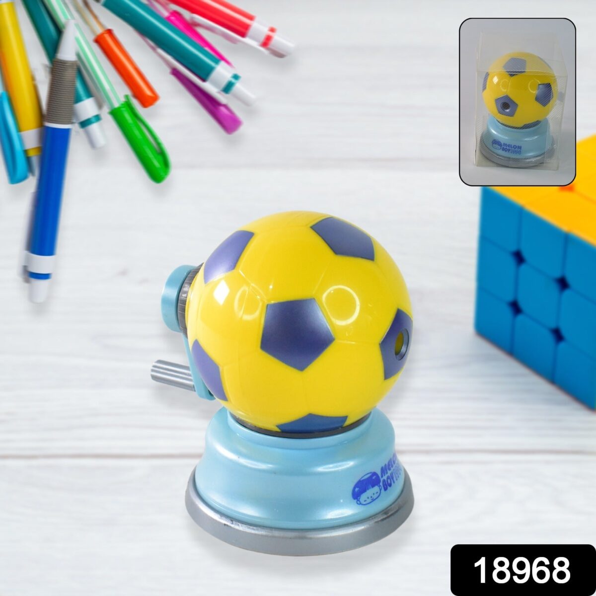 Football Design Pencil Sharpener (1 Pc) - Image 2