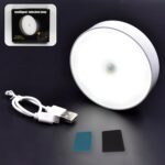 8 LED Night Lights With USB Charging & Double-Sided Adhesive PadsÂ (1 Pc)