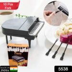 10 Pc Piano Fruit Forks: Fun & Functional for Snacks (Set) - Image 2