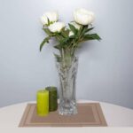 Glass Flower Pot, Crystal Clear Vase for Living - Image 3