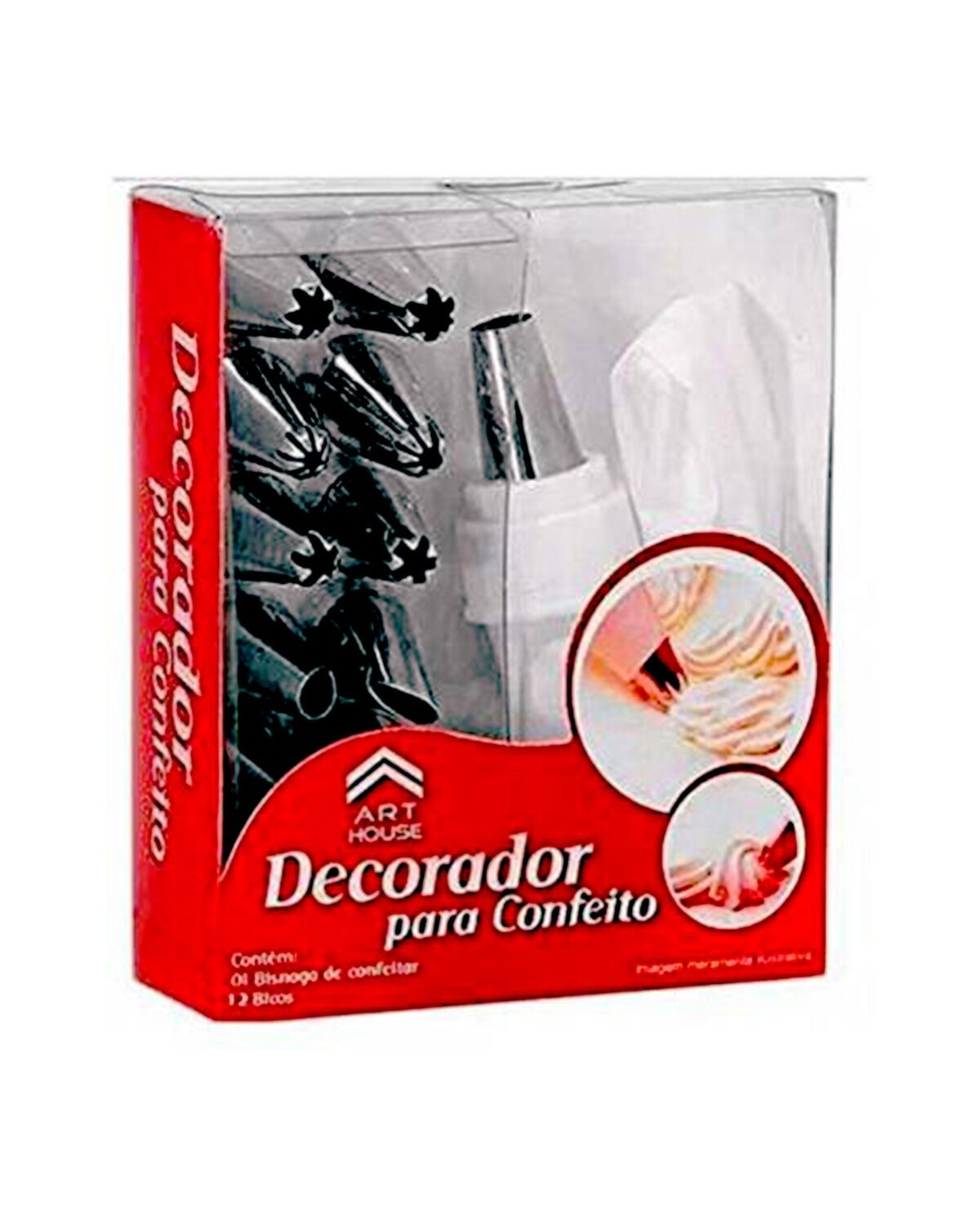 12 Piece Cake Decorating Set of Measuring Cup Oil Basting Brush - Image 6