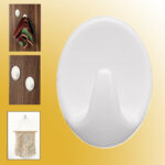 Self Adhesive Plastic Wall Hook Set for Home Kitchen and Other Places (Pack of 9) - Image 5