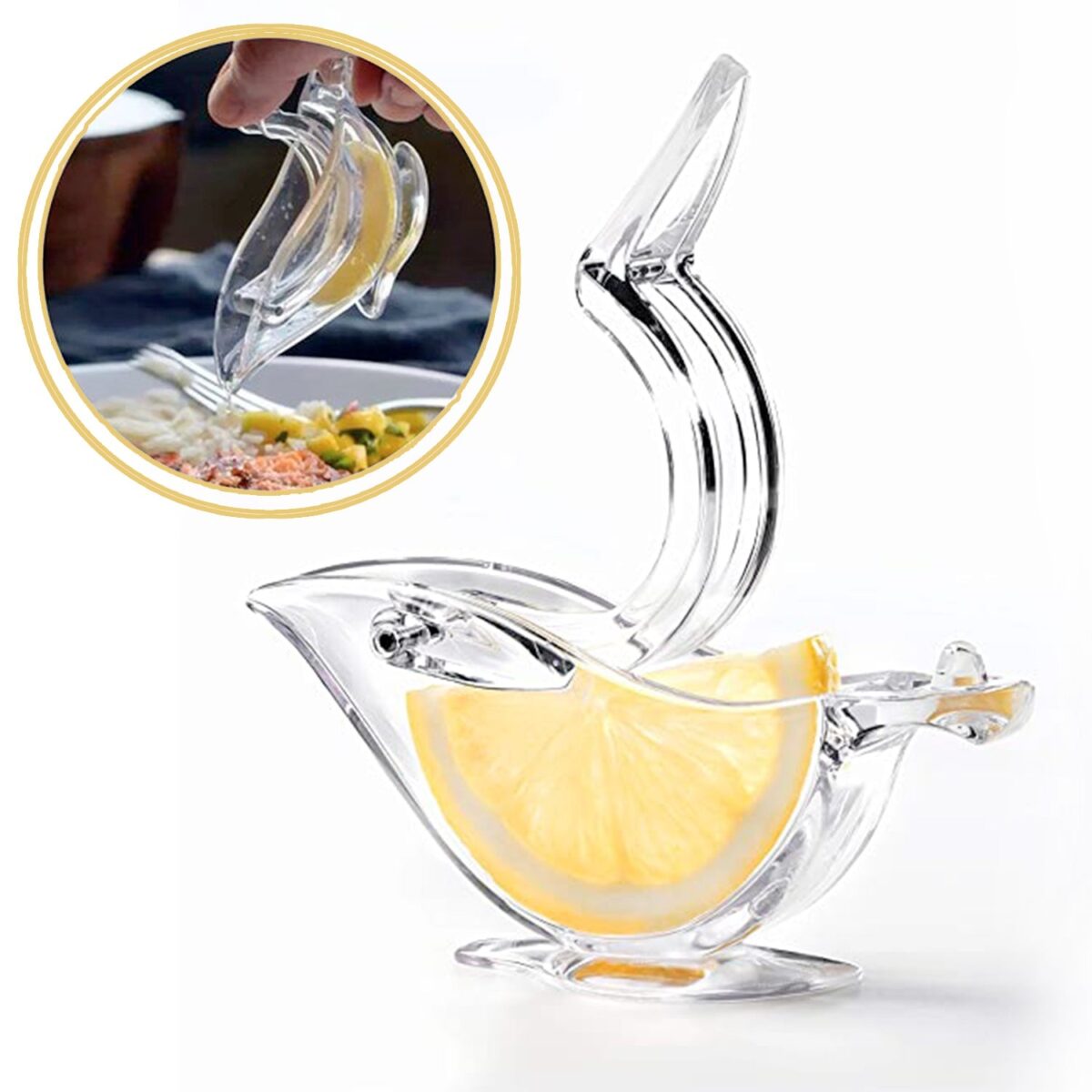 Bird-Shaped Lemon Squeezer for Citrus Fruits (Portable, Color Box) - Image 1