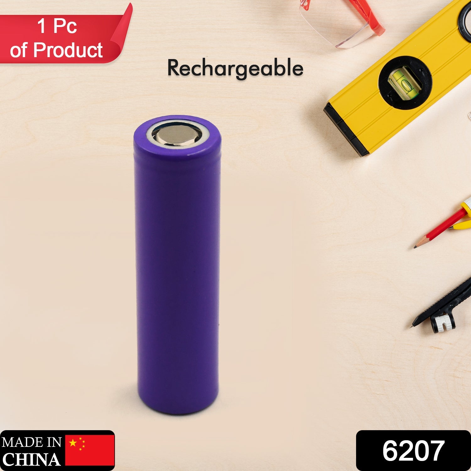 qhaRyV266TjDAJ4IoJ4SZE33PHywtRcVG0mM0JrF.jpg High-Capacity Released Rechargeable Batteries 3.7V 1200Mah Flat Top Lithium Rechargeable Battery (1pc) - Image 2