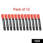 Red Permanent Markers for White Board (Pack Of 12) - Image 2