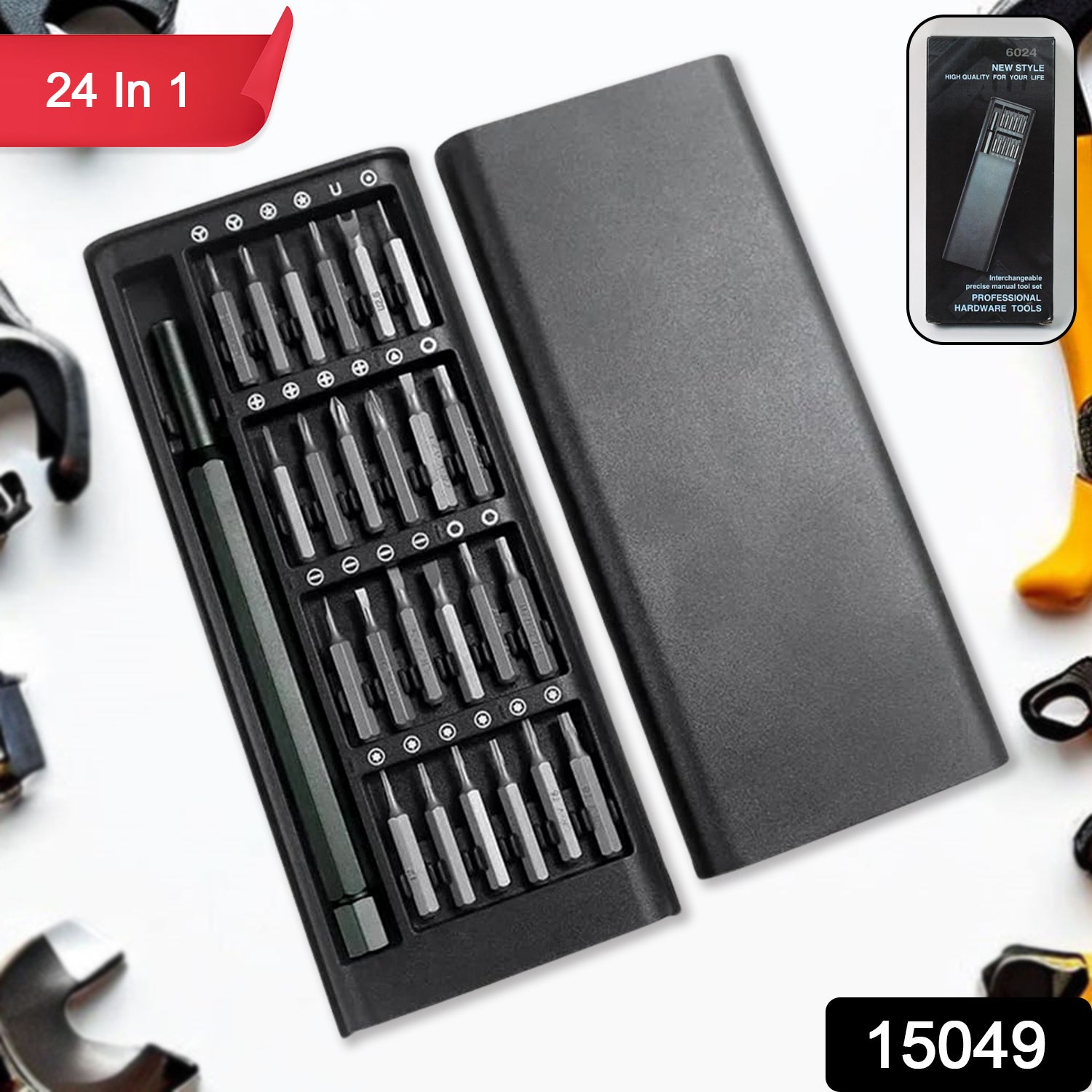 sku_1424a05d-0e52-40e9-a91f-2068ac5c8f4d.jpg Aluminium 24 in 1 Precision Screwdriver Set, Screwdriver Tool Set (24 Pcs Set) - Image 2