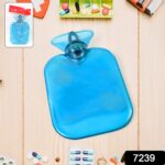 Transparent Personal Care Rubber Hot Water Heating Bag for Pain Relief (Small) - Image 2